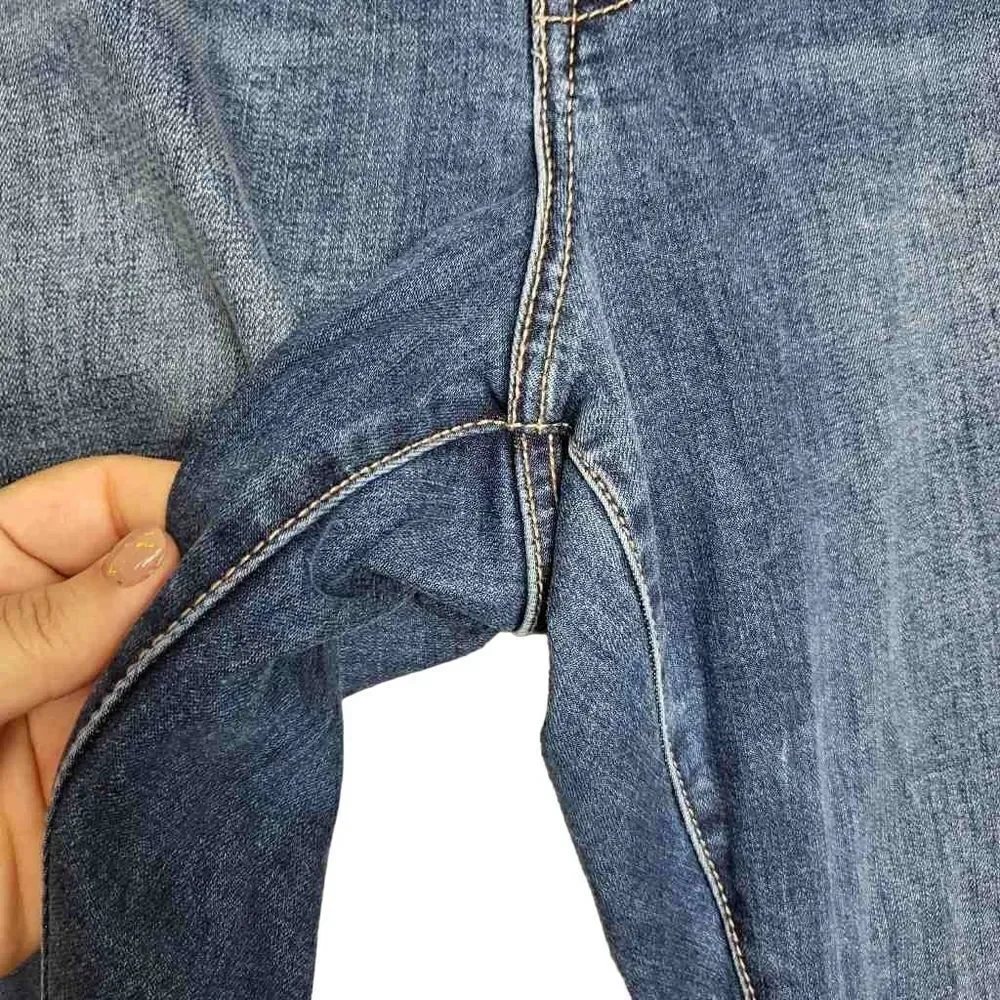 New Lane Bryant High Rise Rhinestone Hem Detail Jegging Jean Size 22
